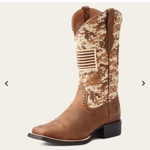 Ariat Round Up Patriot Western Boot